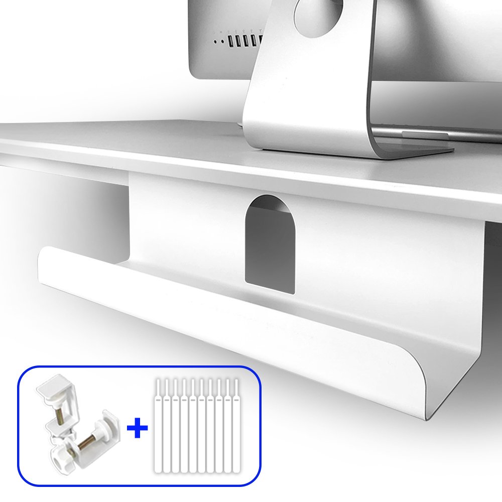 슈파듀파픽 B1 슈파 이지업 플러스 무타공 멀티탭 선반 전선 정리함, 화이트, 1개할인· 2일 남음 상세 이미지 1