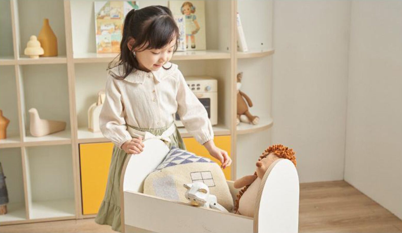 리바트 아동용 꼼므 반원 책장 D295 방문설치, 화이트, 3단쿠폰할인 상세 이미지 1
