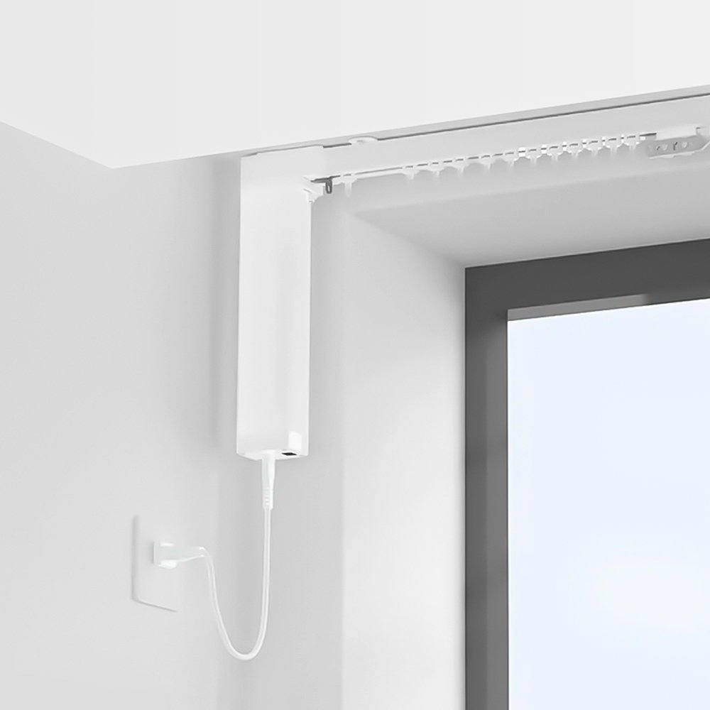 소르르홈데코 길이조절 IoT 스마트 전동 커튼 레일 모터 블루투스 리모컨 투야 호환레일 자동커튼, 120~180cm, 레일+리모컨 상세 이미지 1
