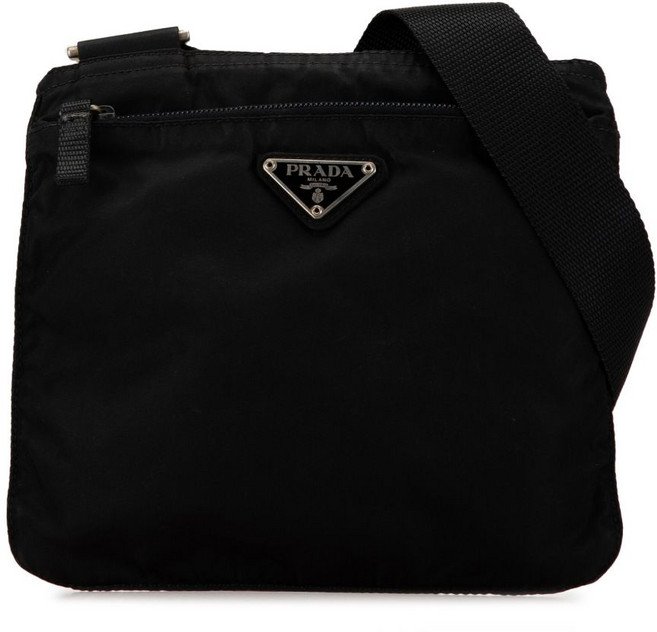 무료배송Prada Pre-Owned프라다 중고 2000-2013 테수토 지퍼 탑 크로스 백