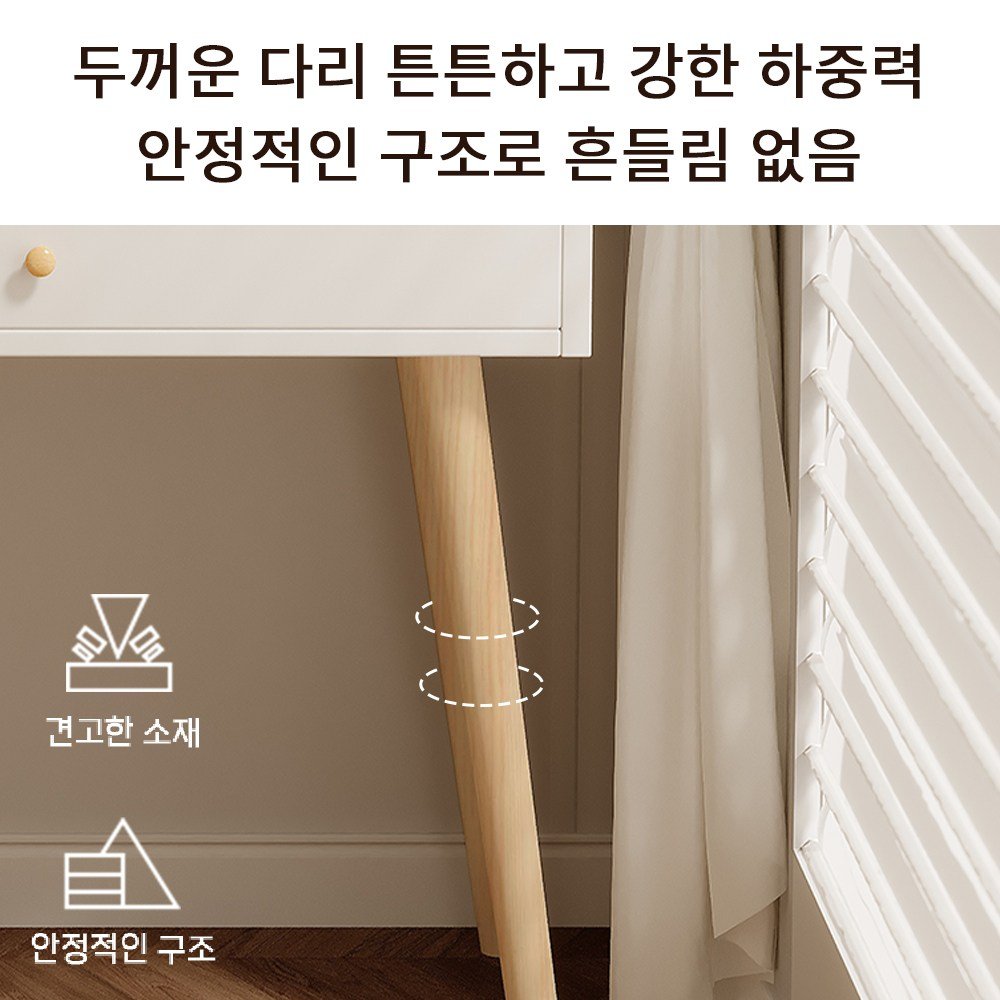Zephonic 화장대 소형 화장대 다용도 화장대 거울 화장대, 흰색할인 상세 이미지 2