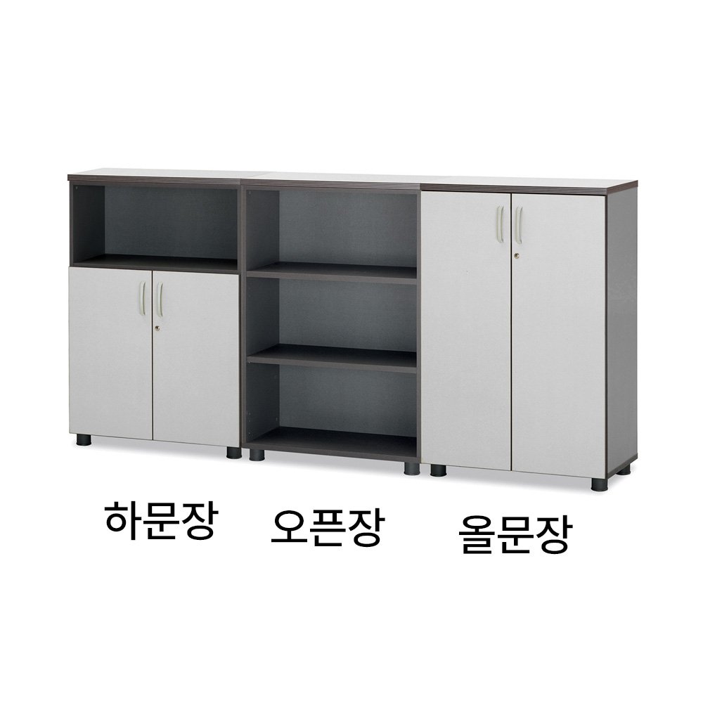 [무료배송]가구컴퍼스 TR 멜론 3단 책장 SF 높은수납장 캐비닛, 오크샤모니, 3단오픈장 상세 이미지 2