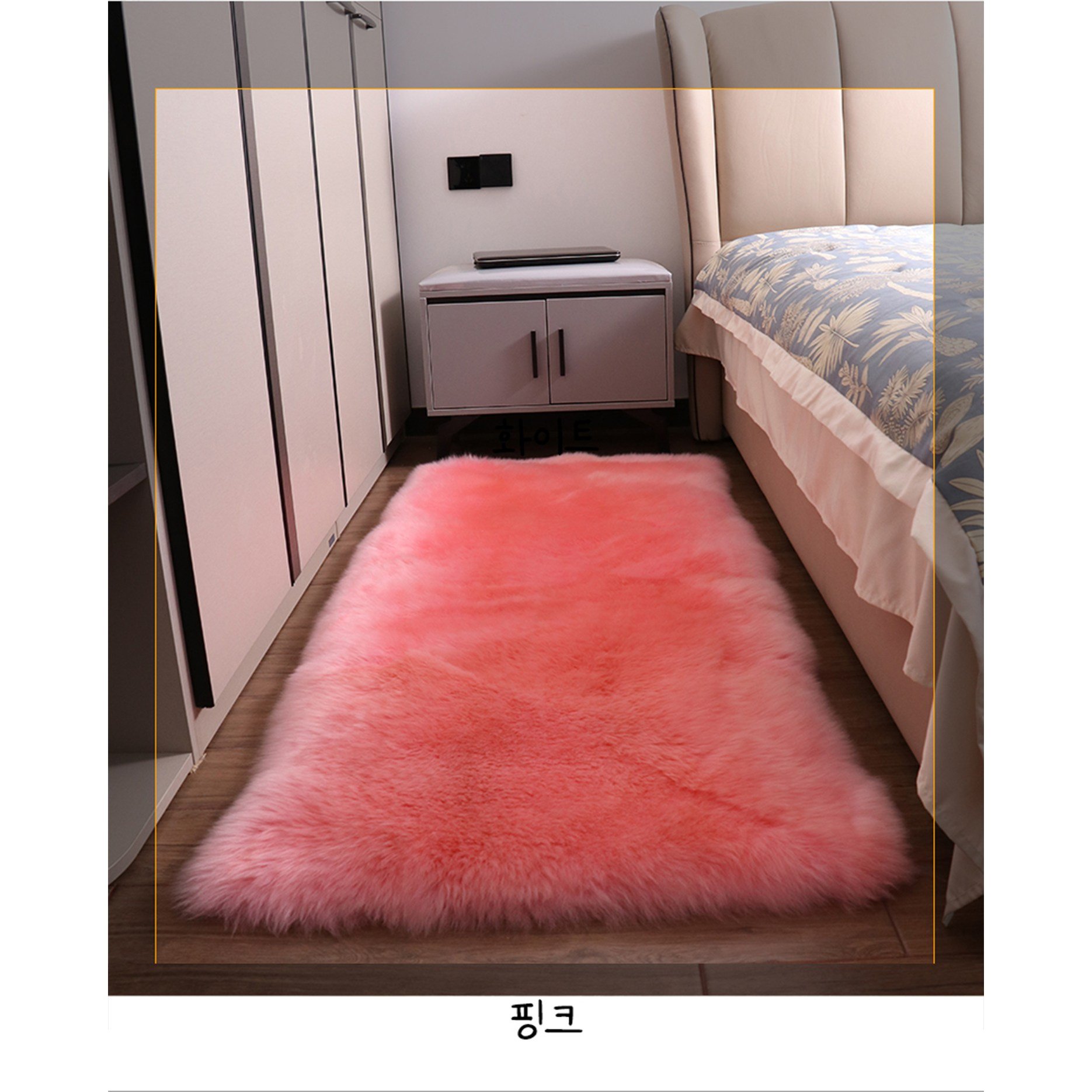 따뜻한 호주/뉴질랜드 천연 양모 양털 다용도 보조 방석 러그 카페트 상세 이미지 1