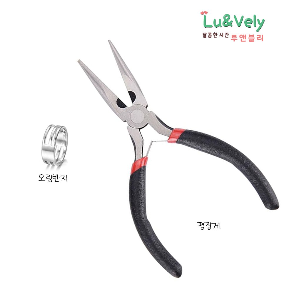 [루앤블리] 평집게 오링 O링 반지 세트, 1개 상세 이미지 2