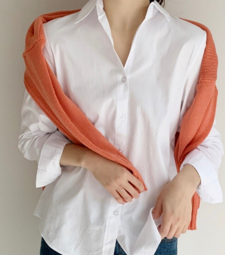 [대폭스판]면원단 40수 셔츠 블라우스 원피스 의류 화이트 천원단, 스판115cm, 1개 상세 이미지 2