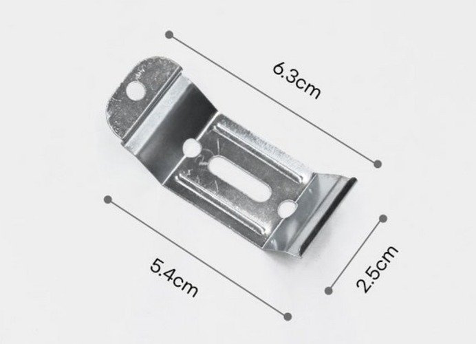 더원홈데코 우드블라인드 브라켓 6.3 x 2.5 cm, 메탈, 5개 상세 이미지 2