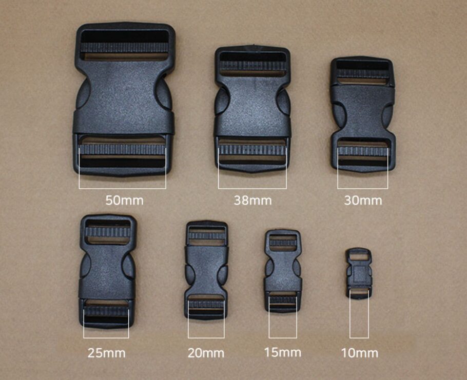 플라스틱 벨트 버클 30mm, 7개, 블랙 상세 이미지 1